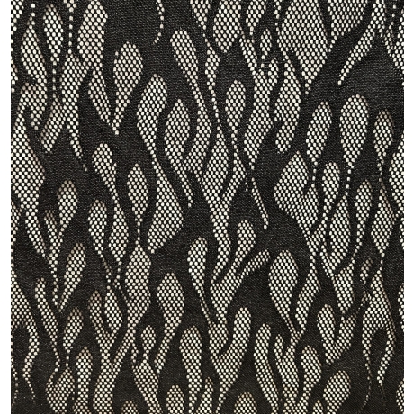 STRETCH LACE BLACK